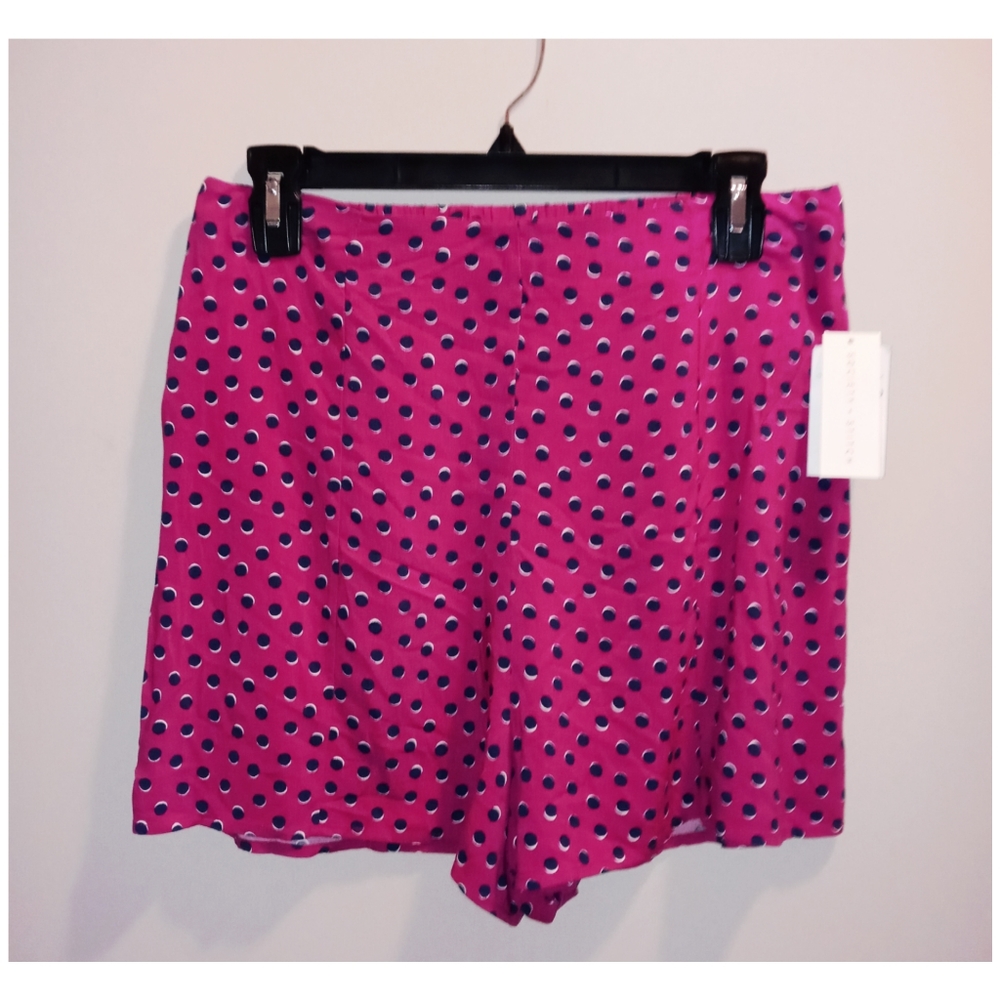 Society + Stitch Magenta‎ Polka Dot Shorts - Picture 2 of 4